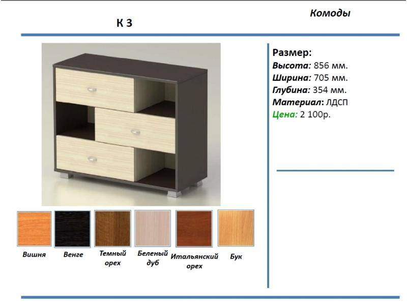 комод к3 в Кирове
