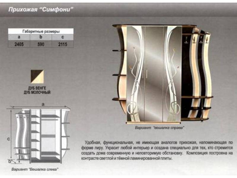 прихожая прямая симфони в Кирове