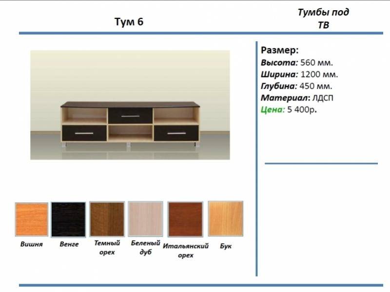 тумба под тв тум 6 в Кирове