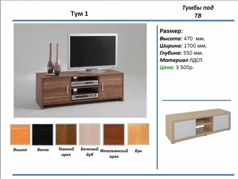 тумба под тв тум 1 в Кирове