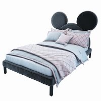 кровать детская 140х200 серая mickey mouse в Кирове