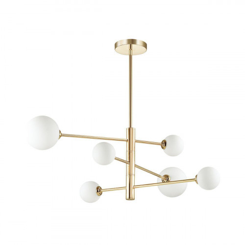 подвесная люстра lumion estelle 4418/6c белая в Кирове