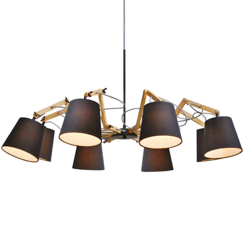 подвесная люстра arte lamp pinoccio a5700lm-8bk в Кирове