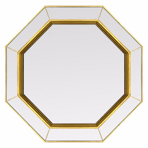 зеркало золотое венецианское восьмиугольное espresso gold в Кирове