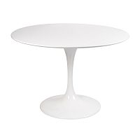 стол eero saarinen style tulip table mdf d100 глянцевый белый в Кирове