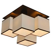 потолочная люстра arte lamp quadro a4402pl-4bk в Кирове