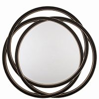 зеркало круглое черное большое диаметр 120 см round s в Кирове