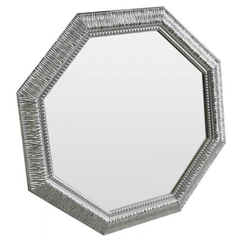 зеркало серебряное восьмиугольное с декором sparkle silver в Кирове
