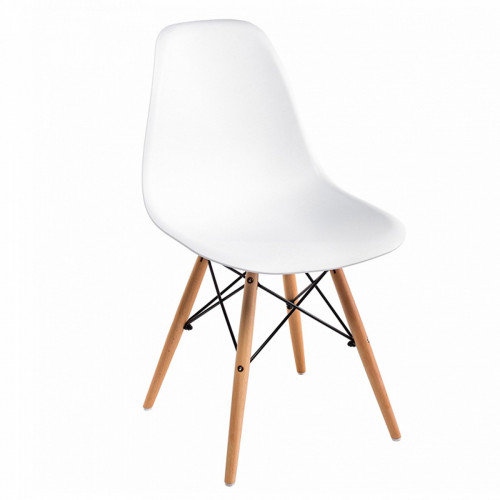 стул деревянный eames pc-015 white в Кирове