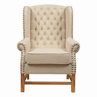 кресло мягкое с ушами french provincial armchair бежевое в Кирове