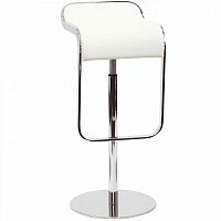 барный стул lem style piston stool белая кожа в Кирове