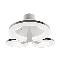 потолочный светодиодный светильник idlamp jenevra 397/3pf-ledwhitechrome в Кирове