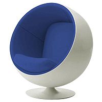 детское кресло eero ball chair бело-синее в Кирове