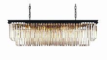 люстра odeon l120 black&glass серая, прозрачная в Кирове
