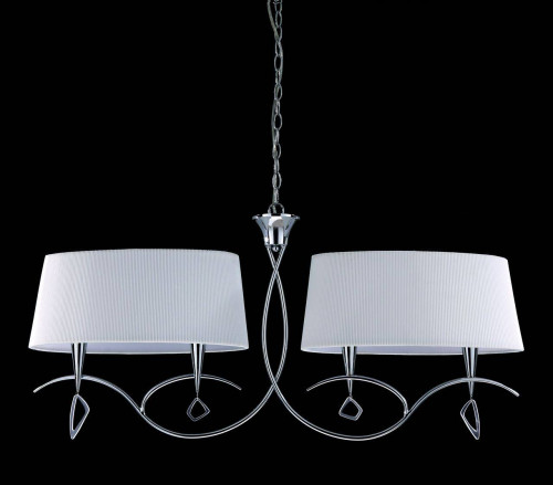 подвесная люстра mantra mara chrome - white 1642 в Кирове