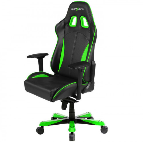 кресло геймерское dxracer king ks57 черно-зеленое в Кирове