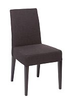 стул aylso dining chair кожа тёмно-коричневая в Кирове