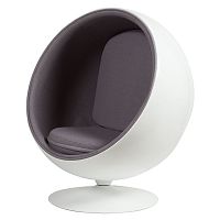 кресло eero ball chair серое в Кирове