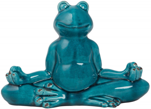 декор frog blue meditation в Кирове