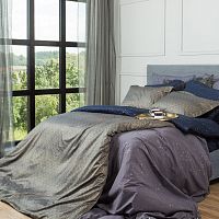 комплект постельного белья decoflux сатин 1.5 спальный twist dark в Кирове