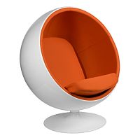 кресло eero aarnio style ball chair оранжевое в Кирове