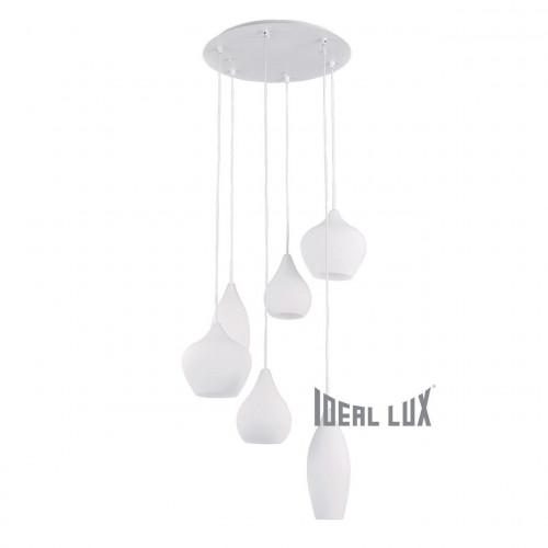 подвесная люстра ideal lux soft sp6 bianco в Кирове