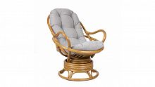 кресло-качалка swivel rocker коричневый в Кирове