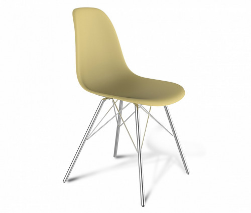 стул dsr бежевый s37 (eames style) в Кирове