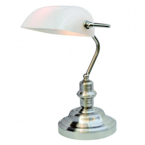 настольная лампа arte lamp banker a2491lt-1ss в Кирове