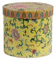 декоративная коробка с цветами желтая flor в Кирове