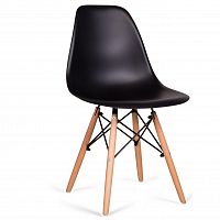 стул деревянный pc-015 черный (eames style) в Кирове