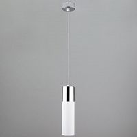 подвесной светильник eurosvet double topper 50135/1 led хром/белый в Кирове