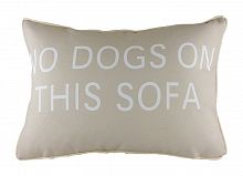 подушка с надписью no dogs on this sofa в Кирове