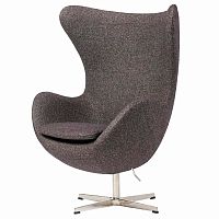 кресло egg chair серое в Кирове