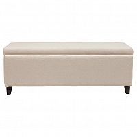 оттоманка dean upholstered storag бежевая в Кирове