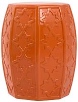 керамический столик-табурет garden stool оранжевый в Кирове