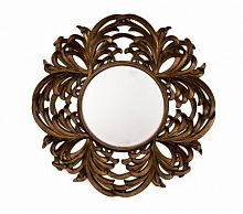 зеркало круглое большое в резной раме round leaf в Кирове