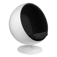 кресло eero aarnio style ball chair черное в Кирове