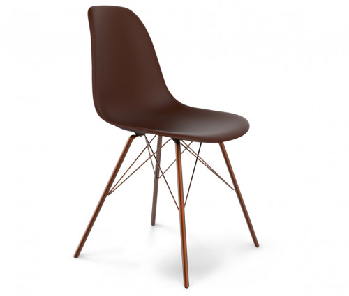 стул dsr коричневый s37 (eames style) в Кирове