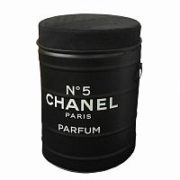 декоративная бочка-пуф chanel №5 black m в Кирове