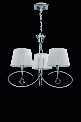 подвесная люстра mantra mara chrome - white 1640 в Кирове