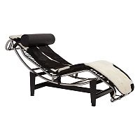 шезлонг chaise longue lc4 черно-белый в Кирове