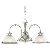 подвесная люстра arte lamp american diner a9366lm-3ss белая в Кирове