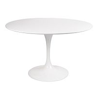 стол eero saarinen style tulip table mdf d110 глянцевый белый в Кирове