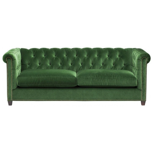 диван chesterfield 2.0 прямой зеленый в Кирове
