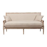 диван auguste salon bench with burlap прямой бежевый в Кирове