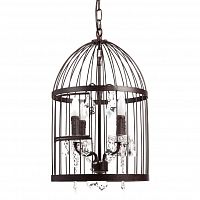 люстра vintage birdcage (51*34*54) коричневая в Кирове