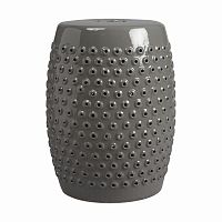 керамический столик-табурет cutwork garden stool серый в Кирове