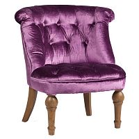 кресло sophie tufted slipper chair сиреневое в Кирове