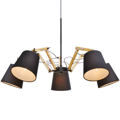 подвесная люстра arte lamp pinoccio a5700lm-5bk в Кирове